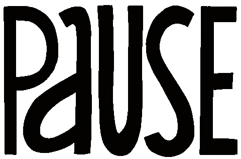 Pause Sticker by Daniela Nachtigall