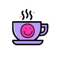 Happy Coffee Sticker by GLASGLOW GIRLS CLUB
