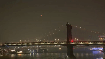 Red Moon Reported Over New York City as Wildfire Smoke Moves East