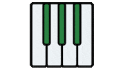 Musica Piano Sticker by Mudora Music Therapy