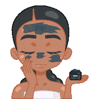 ButtahSkin skincare relax mask selfcare Sticker