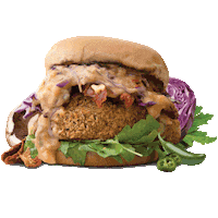 VeganBurg burger plant based truffle burg Sticker