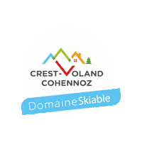 station-crestvolandcohennoz valdarly cohennoz crestvoland domaine skiable Sticker