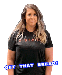 districtnhv workout lift carbs get that bread Sticker