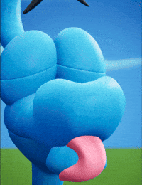 Lips Love GIF by Claynosaurz