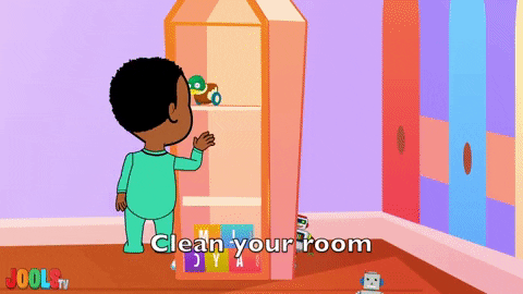 Clean Up Spring Cleaning GIF by JOOLS TV