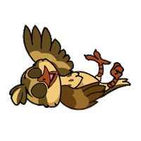 Lark Laughing Sticker