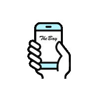 the_bay online delivery app takeaway Sticker