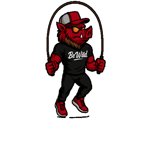Wild Hog Jumping Rope Sticker by Wild Hog Overland