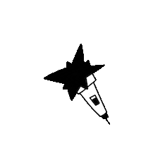 Mic Speaking Sticker by Bang Bang Zine