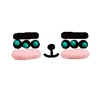 liucid face cute face liucid Sticker