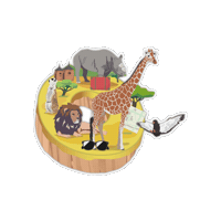 Lion Africa Sticker by よこはま動物園ズーラシア