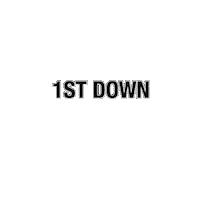 Football First Down Sticker by GPB Sports