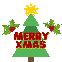Christmas Tree Sticker by Amazonia Company