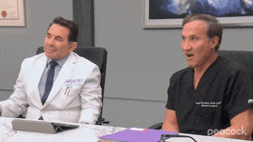 Terry Dubrow Shock GIF by PeacockTV