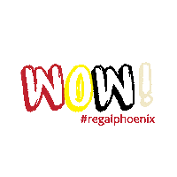 Wow Sticker by The Regal Phoenix