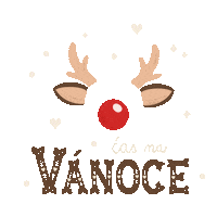Red Nose Christmas Sticker
