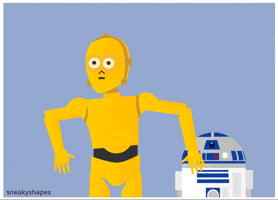 Clubbing Star Wars GIF by sneakyshapes