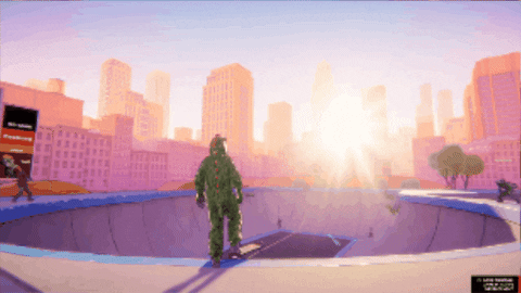 FreeRangeGames giphygifmaker skateboarding free range games skate game GIF