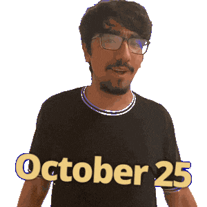 October 25 Sticker