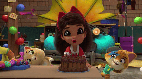 Happy Birthday Party GIF by 44 Cats
