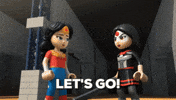 Wonder Woman Running GIF by LEGO