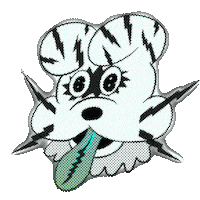 mtsh912 monster rabbit うさぎ mtsh912 Sticker