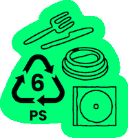 Trash Recycle Sticker by ARE YOU MAD