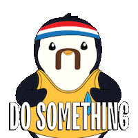 Come On Penguin Sticker by Pudgy Penguins
