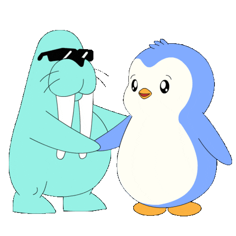 Team Penguin Sticker by Pudgy Penguins
