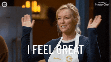 Happy GIF by MasterChefAU
