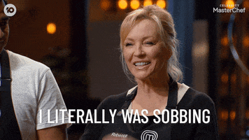Sad Celebrity Masterchef GIF by MasterChefAU