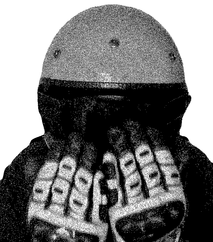 Helmet Hide Sticker by Motoveli Motorcycle Zine