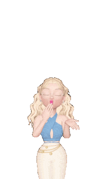 Cute Girl Love Sticker