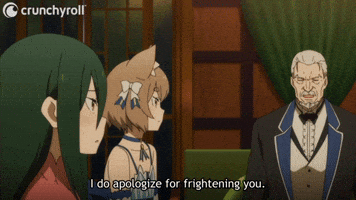 I Apologize For Frightening You