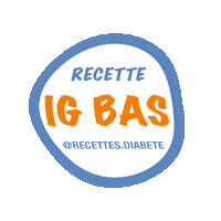 Diabetes Healthyfood Sticker by Recette pour diabétique