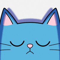 Blue Cat GIF