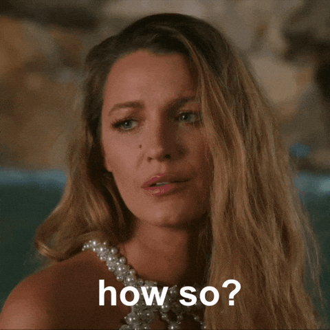 Confused You Know What GIF by Blake Lively Fan