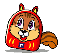 Squirrel Sticker by riseisha_at