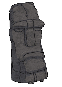 cinicgames moai the wardrobe cinic games una notte al museo Sticker