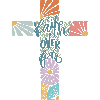 Pastel Cross Sticker by Anjeli ✦