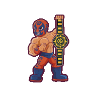 Lucha Libre Wwe Sticker by Guerrero Maya