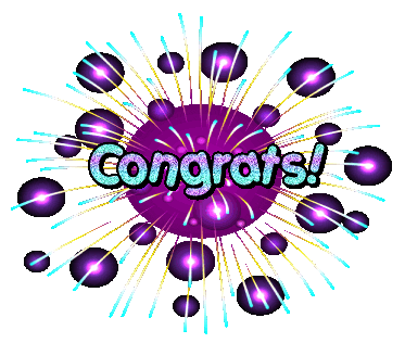 Congratulations Sticker