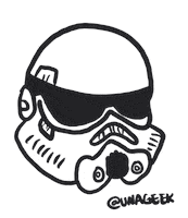 geek girl nerd Sticker by Una Geek