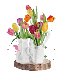 Mothers Day Flowers Sticker