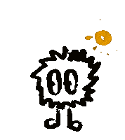 banancore confused sun eyes looking Sticker