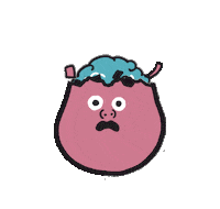 Explosion Brain Sticker by Plasma Republic