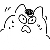 Scared No Worries Sticker