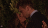 Reality TV gif. The Bachelorette Jojo Fletcher receives a passionate kiss from contestant Jordan Rodgers.