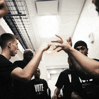Huddle Up Milwaukee Bucks GIF by Wisconsin Herd